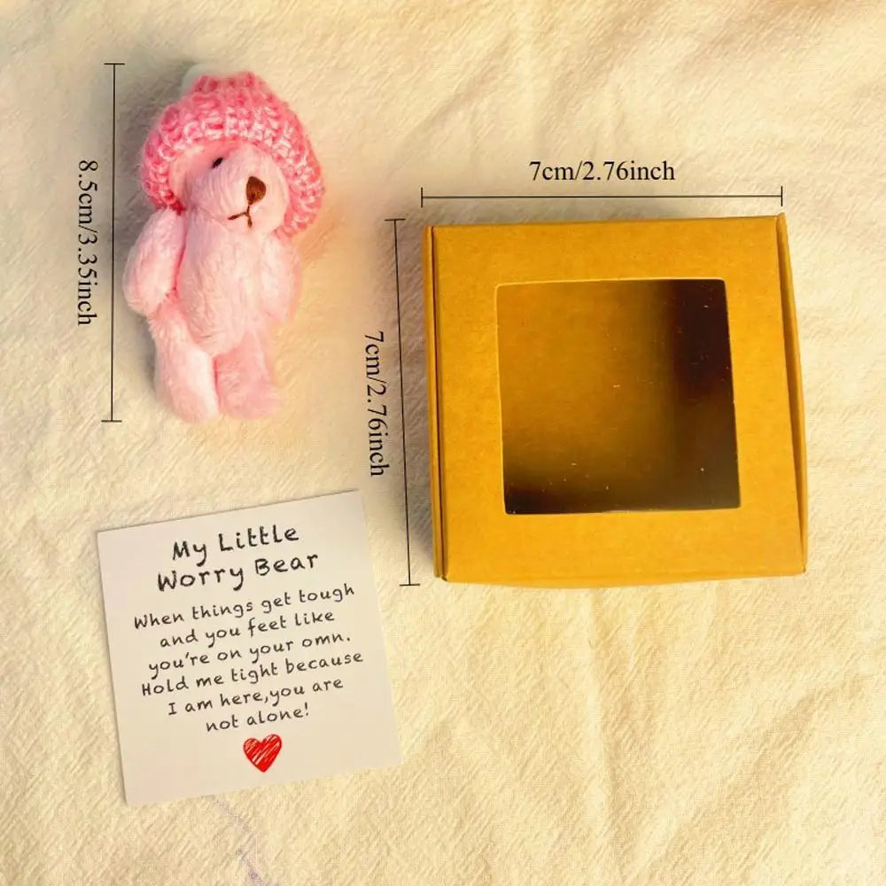 Pocket Bear Box Mini Bears In Box Little Pocket Bears With Emotional Card Sympathy Gifts For Graduation Birthday Gift