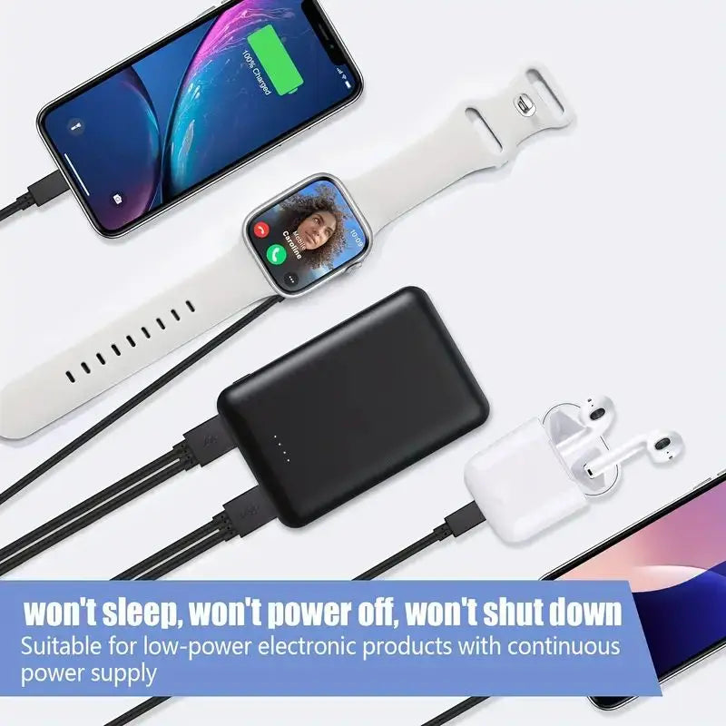 10000mAh Power Bank Portable Spare Battery Fast Charging Power banks External Battery Pack For iPhone Xiaomi 14 and Samung