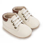 0-18 Months Infant Spring Shoe Newborn Infant Girls and Boys Recreational Baptism Non-Slip Walking Shoe White Soft-soled Sneaker