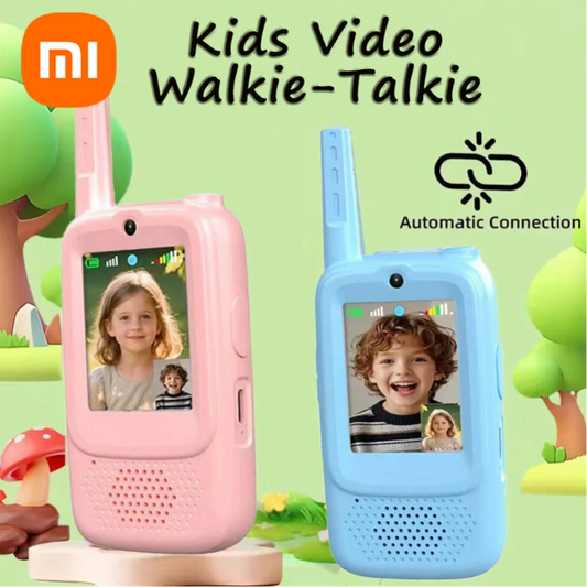 Xiaomi Children's Video Walkie Talkie HD Screen With Video Calling Function Rechargeable Voice Fonts One-Click Call For Gifts