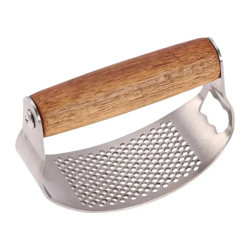 Upgraded Stainless Steel Garlic Press Squeezer Manual Garlic Ginger Rocker Crusher Garlic Cutting Mince Tools Kitchen Gadgets