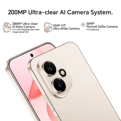 【Brand+】2025 HONOR 400 5G Global Version Smartphone 6.55'' AMOLED Screen 200MP Camera 6000 mAh 100W SuperCharge OTG NFC