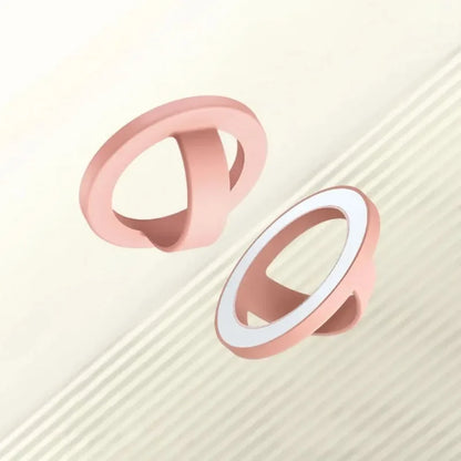 1PCS Phone Ring Holder Silicone Magnetic Phone Back Mount for Magsafe iPhone 16 15 14 13 12 Pro Max Smart Magnet Phone Cases
