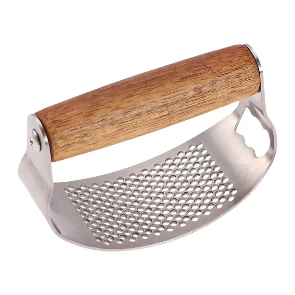 Upgraded Stainless Steel Garlic Press Squeezer Manual Garlic Ginger Rocker Crusher Garlic Cutting Mince Tools Kitchen Gadgets