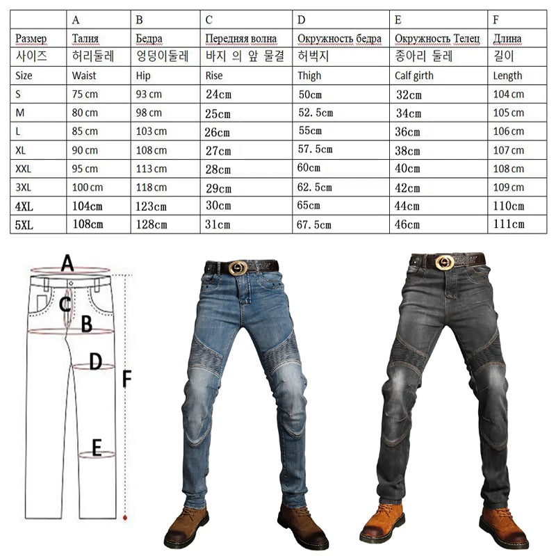 S- 5XL Men Aramid Motorcycle jeans Moto Pants With Protective Gear Riding Touring fireproof and wearable Motorbike Trousers 03