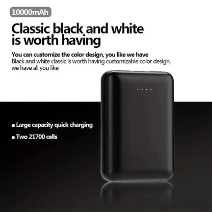 10000mAh Power Bank Portable Spare Battery Fast Charging Power banks External Battery Pack For iPhone Xiaomi 14 and Samung