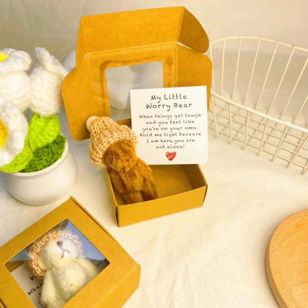 Pocket Bear Box Mini Bears In Box Little Pocket Bears With Emotional Card Sympathy Gifts For Graduation Birthday Gift
