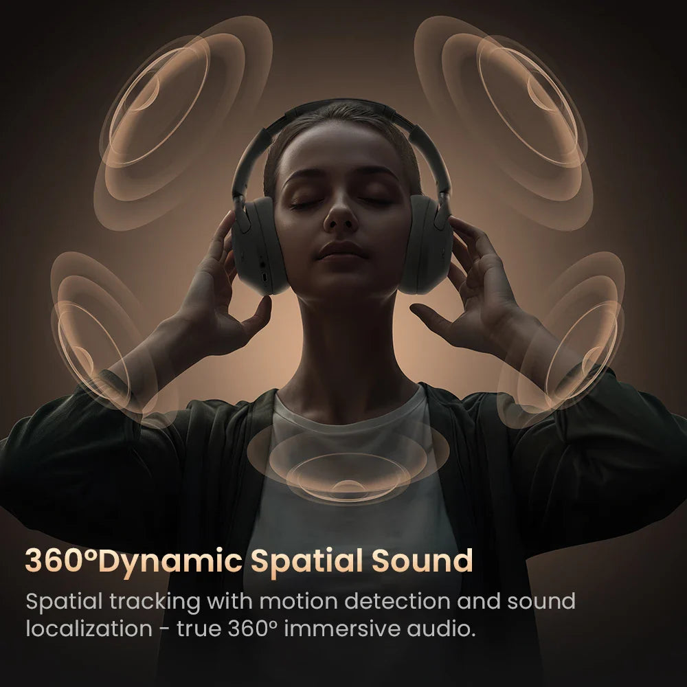 NNEOBA Wireless Noise Cancellation Headphone Black