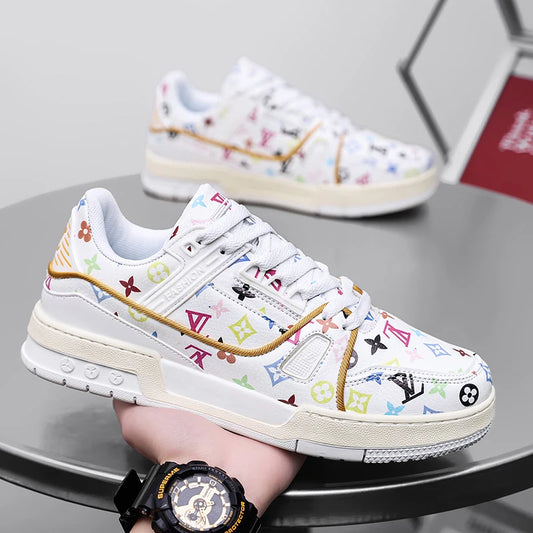 2025 New Autumn Men's Shoes - Breathable Mesh Running Shoes, Cushioned Carbon Plate Speed Training, Anti-Slip Durable Hiking Sho