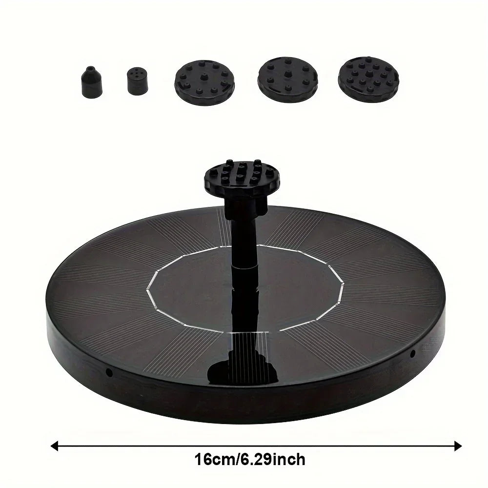 1.4w Solar Bird Bath Fountain Pump, for Garden Decor, Fish Tanks, Ponds & Oxygenation, Outdoor Water Feature,Floating Water Pump