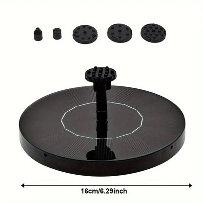 1.4w Solar Bird Bath Fountain Pump, for Garden Decor, Fish Tanks, Ponds & Oxygenation, Outdoor Water Feature,Floating Water Pump