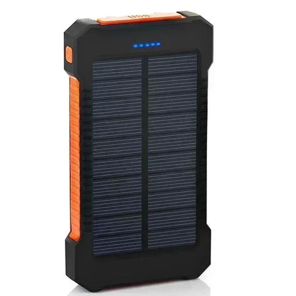 20000mAh Portable Solar Power Bank External Battery Fast Charging Waterproof Powerbank with SOS Flashlight Poverbank for Xiaomi