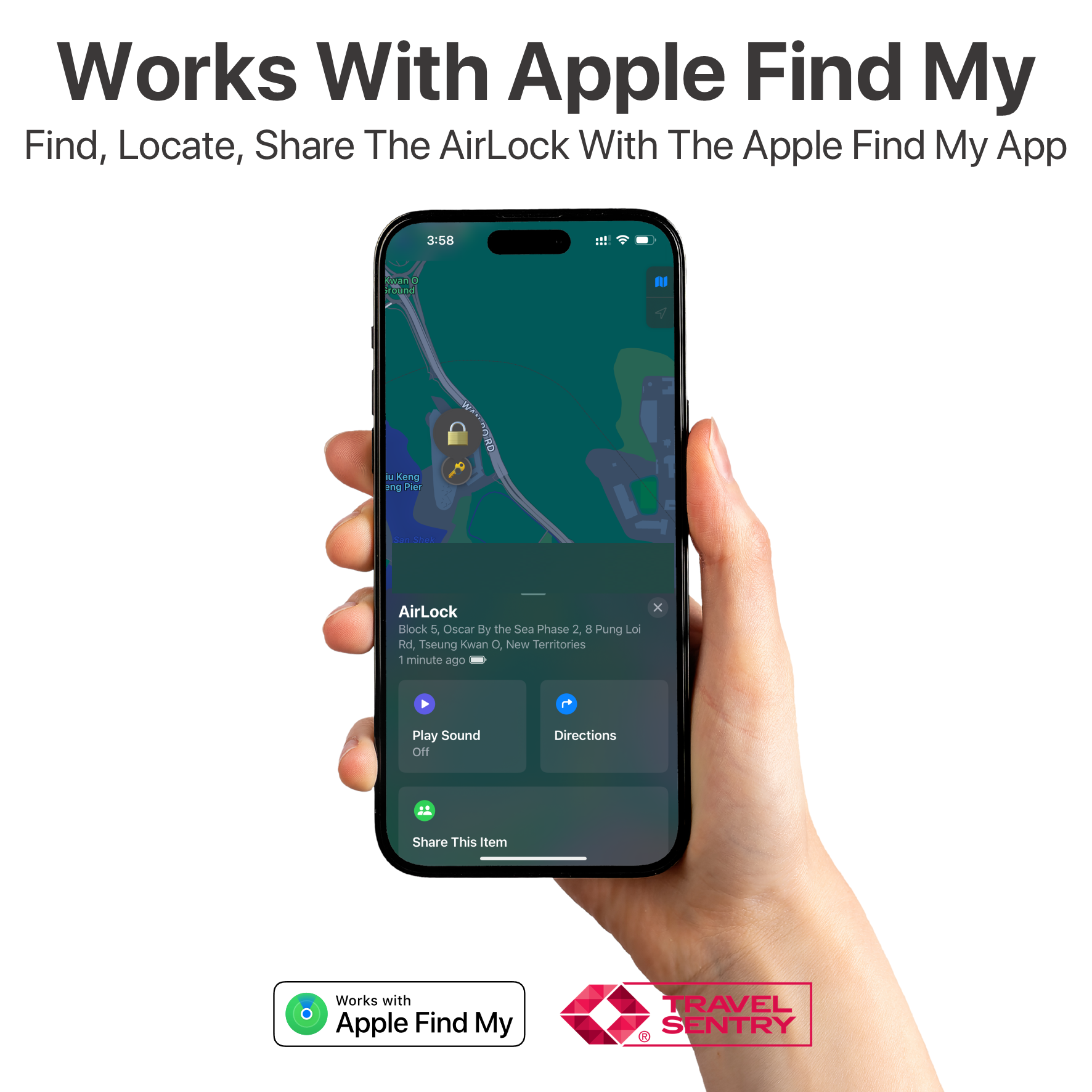 AirLock - Candado de viaje inteligente antipérdida TSA