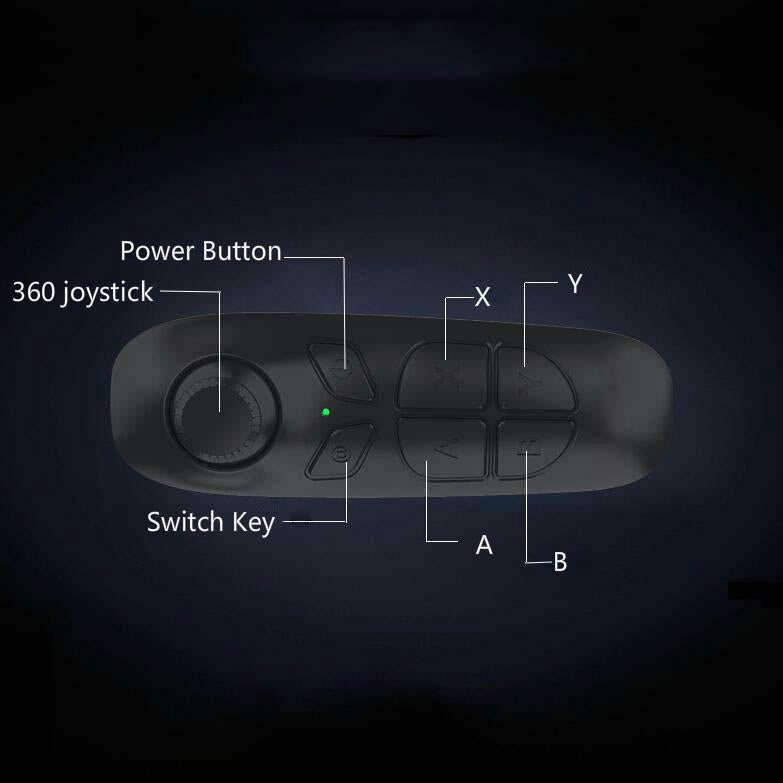 Gafas de realidad virtual para teléfono móvil Android NNEIDS con control remoto Bluetooth