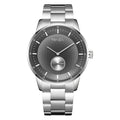 Reloj Trnda de acero inoxidable para hombre, esfera gris claro degradado | Trn-4325