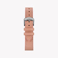 Reloj Timex de piel rosa para mujer, esfera blanca | Tw2r70400