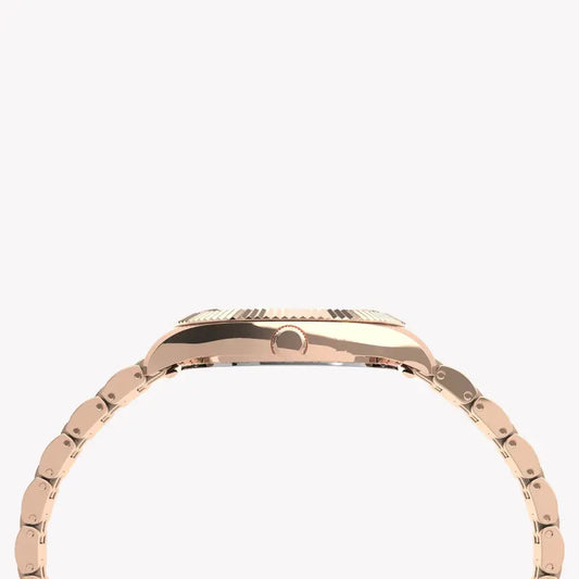 Timex Women's Rose Gold Watch, Pink Dial | Tw2u78400