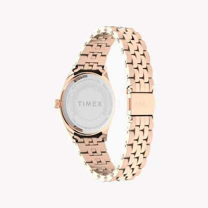 Timex Women's Rose Gold Watch, Pink Dial | Tw2u78400