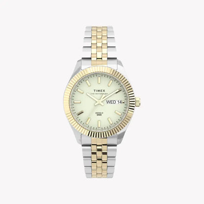 Timex Women's 2t Stainless Steel, Gold Dial | Tw2u78600