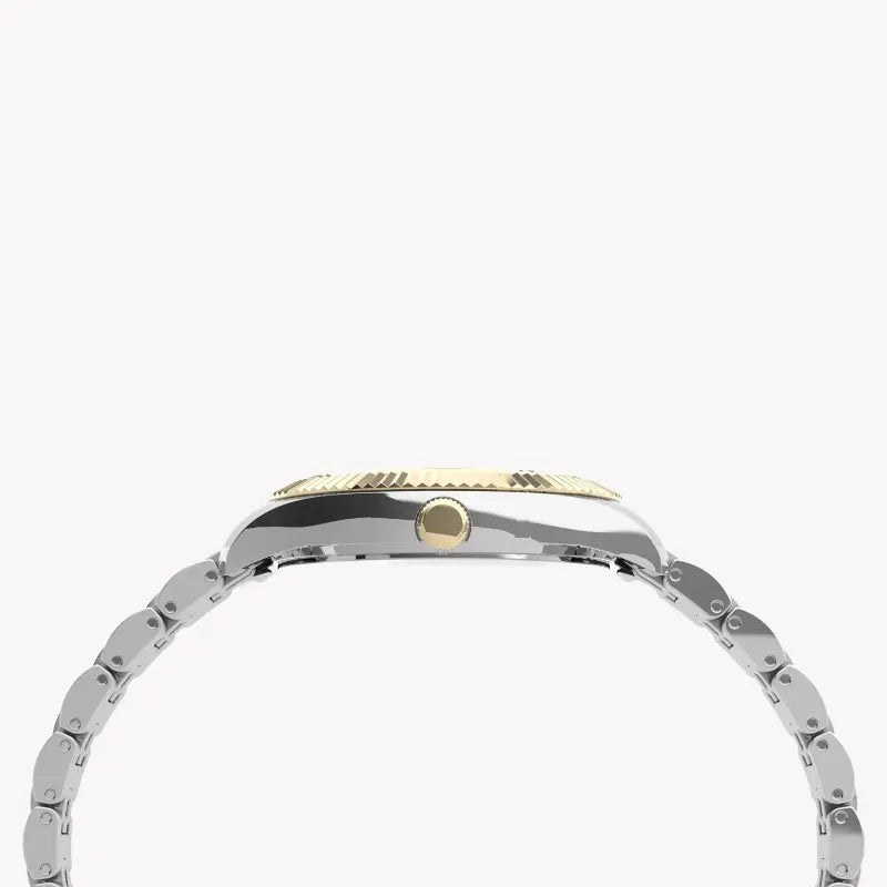 Timex Women's 2t Stainless Steel, Gold Dial | Tw2u78600