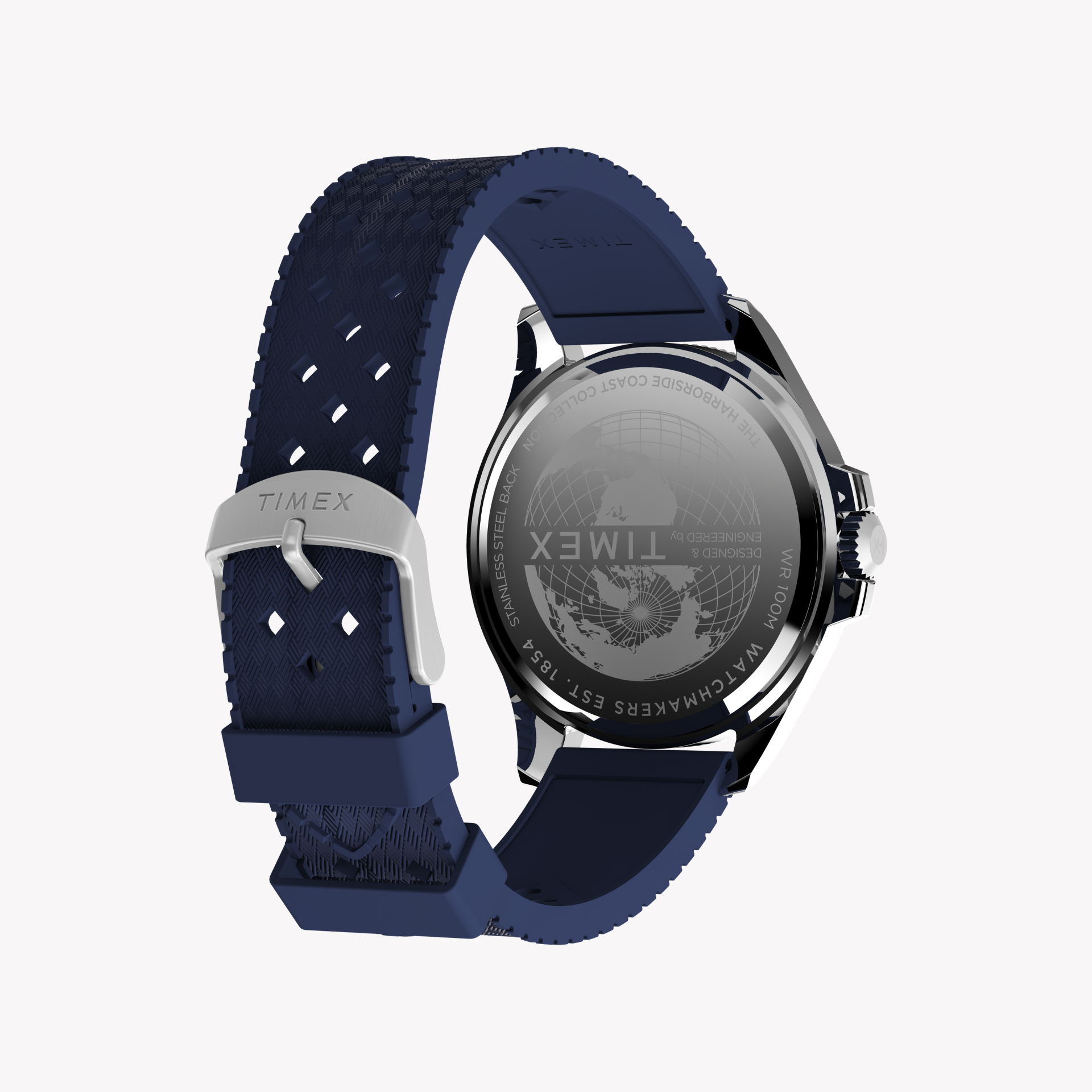 Reloj Timex plateado/azul para hombre | Tw2y05000