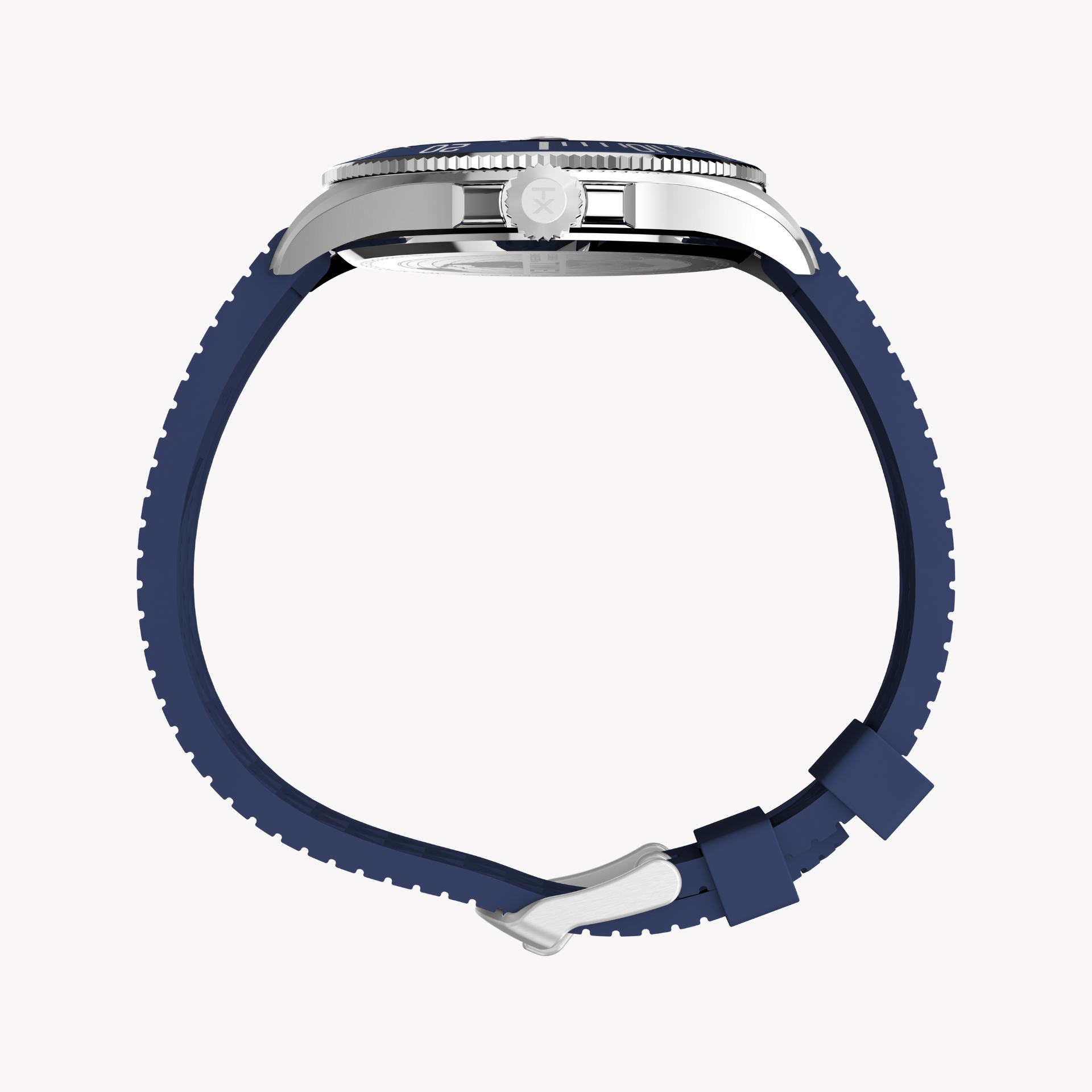 Reloj Timex plateado/azul para hombre | Tw2y05000