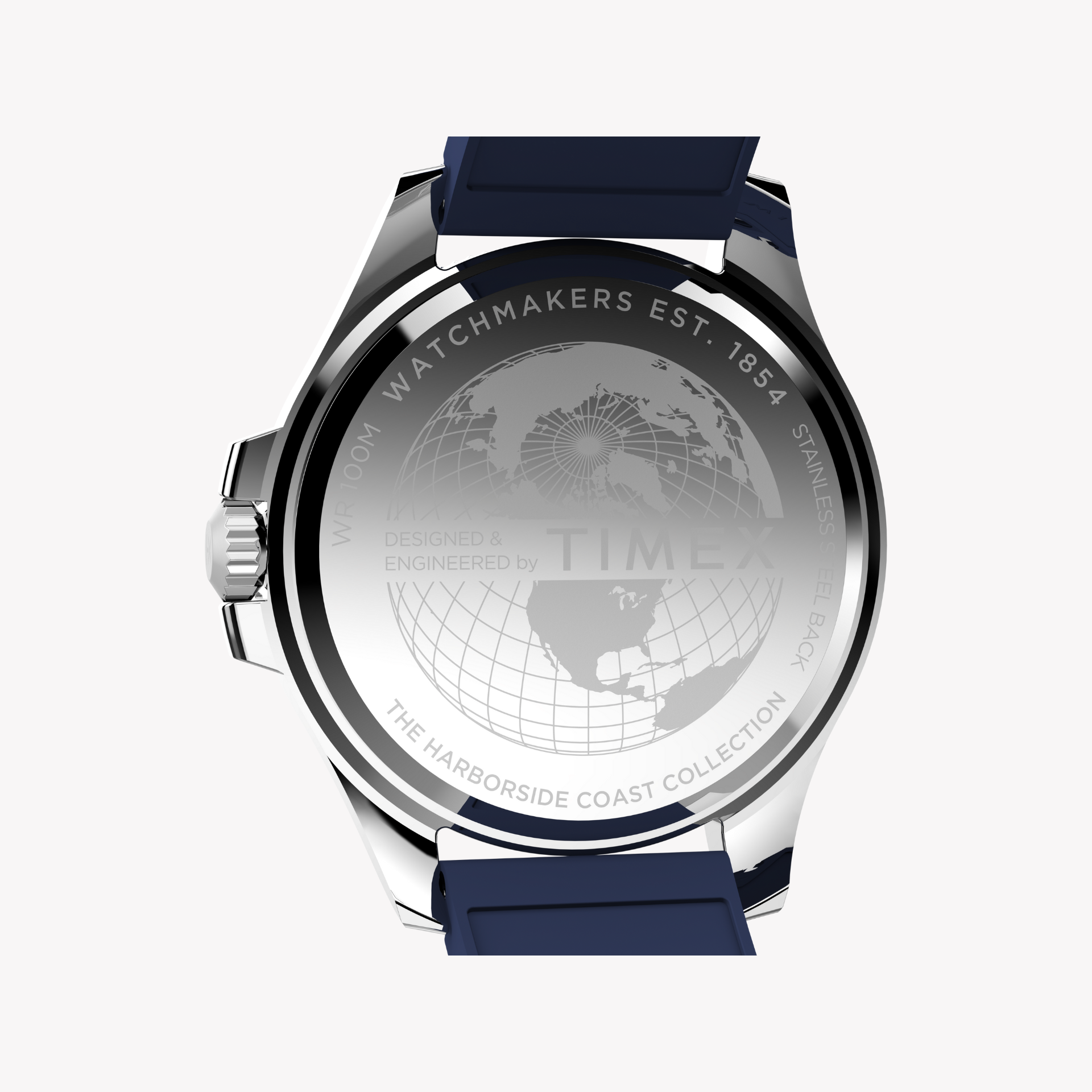 Reloj Timex plateado/azul para hombre | Tw2y05000