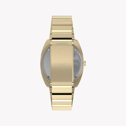 Q Timex Enigma 37mm Bracelet Watch TW2Y34400 | Stylish Silver & Blue Design