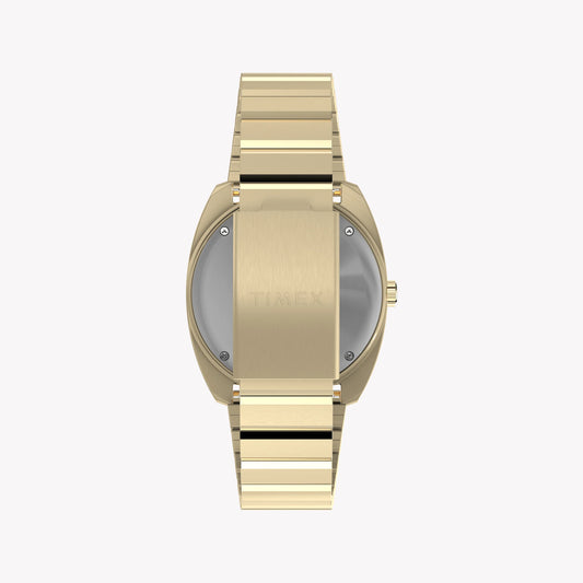 Q Timex Enigma 37mm Bracelet Watch TW2Y34400 | Stylish Silver & Blue Design