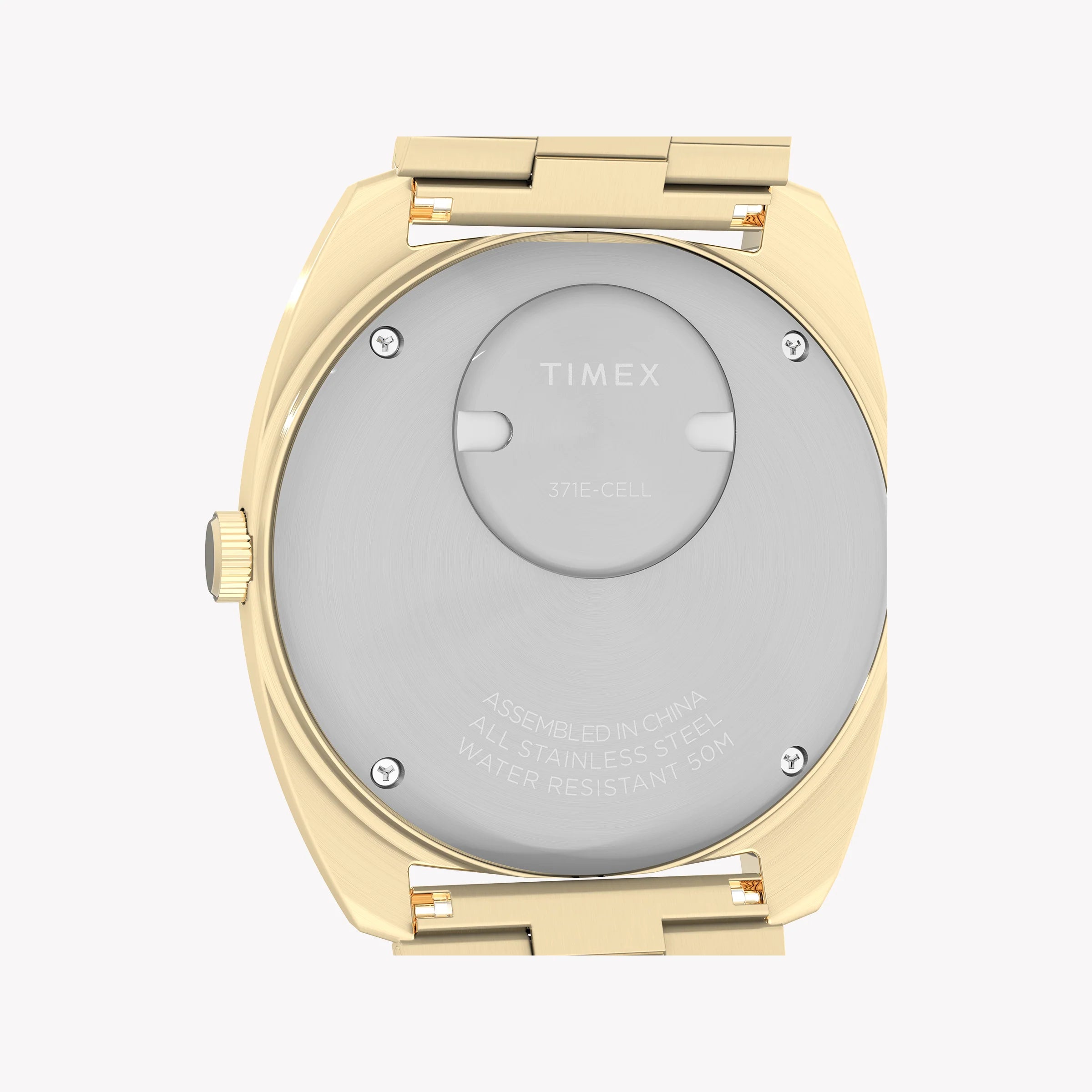 Reloj de pulsera Timex Enigma de 37 mm TW2Y34400 | Elegante diseño en plata y azul