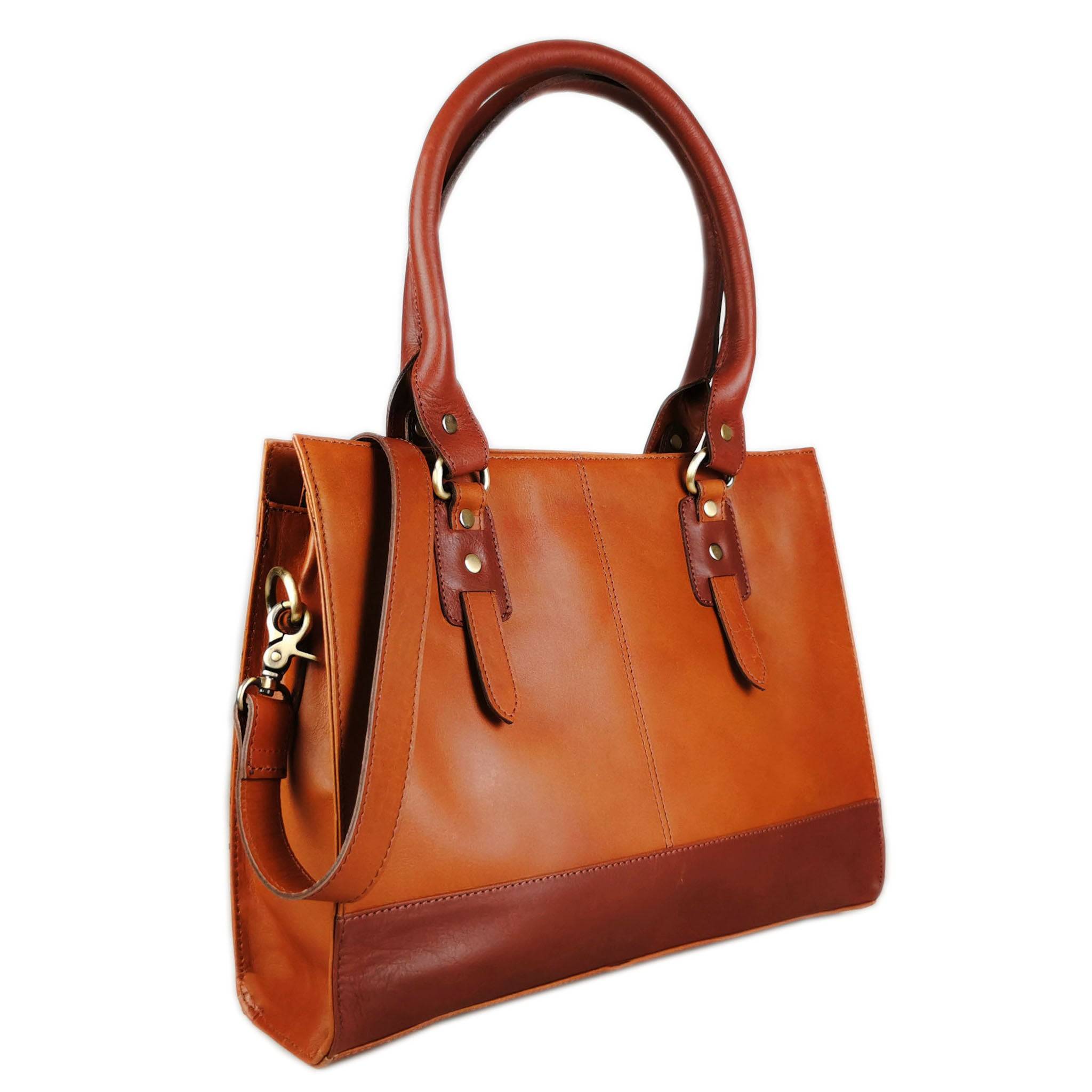 Bolso Signature de 15", color tostado