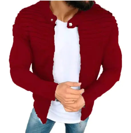 Chaqueta de cuello para hombre