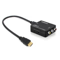 Convertidor de vídeo HDMI a AV compuesto CVBS 3RCA NNEDSZ CM413 con reducción de escala de 1080p 