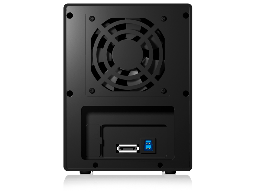 Sistema RAID NNEDSZ de 4 bahías para discos duros SATA I/II/III de 3,5" con USB 3.0 y eSATA (IB-RD3640SU3)