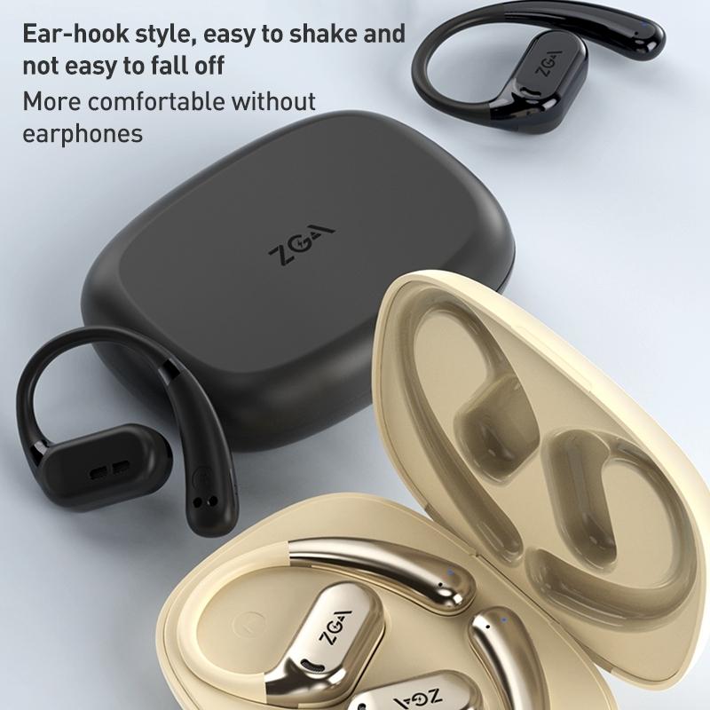 NNEDSZ Wireless Bluetooth Earphone Ear-Mounted - White