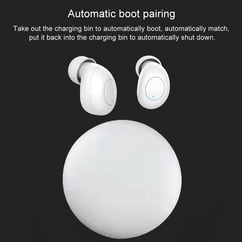 Auriculares inalámbricos NNEDSZ con caja de carga LED - J1 Tws - Negro