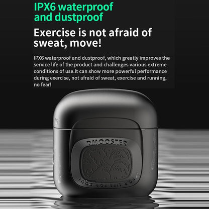 NNEDSZ Wireless Bluetooth 5.3 Earphones - Black Ipx6 Edc