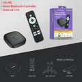 NNEDSZ Android TV Express 8K+ Streaming Box - Ultra HD Android 13.0, 2G+8G con control de voz Bluetooth