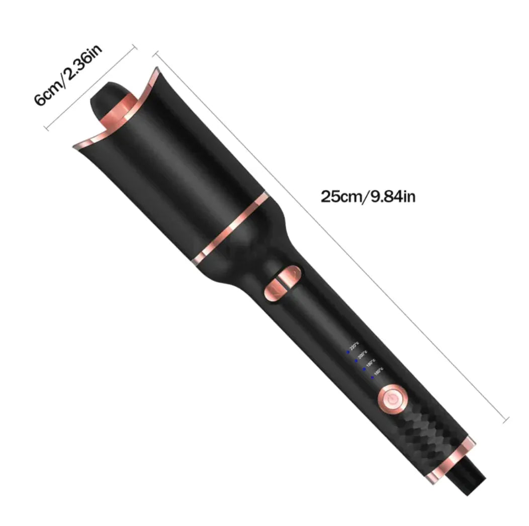 Rizador de pelo automático giratorio de iones negativos