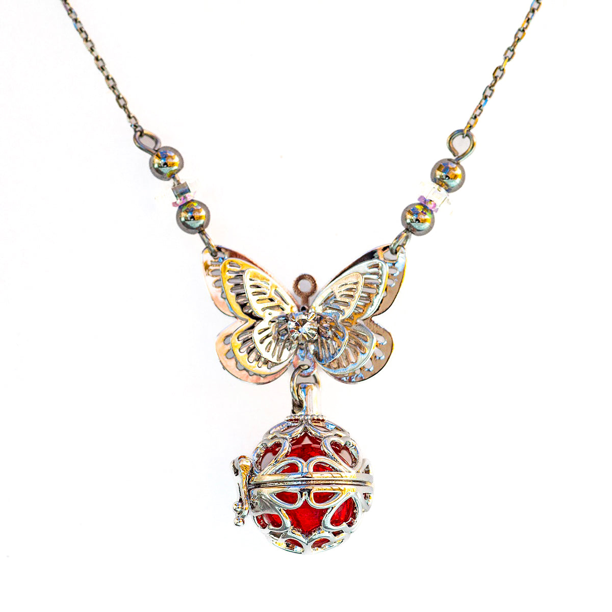 Collar aromático de mariposa | Energía y sanación | Difundir en cualquier lugar | Regalo de cumpleaños