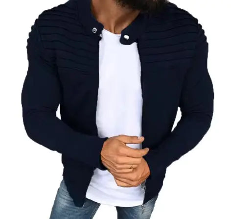 Chaqueta de cuello para hombre