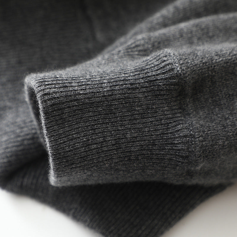 Traje de cachemira con capucha de oveja tibetana para otoño e invierno