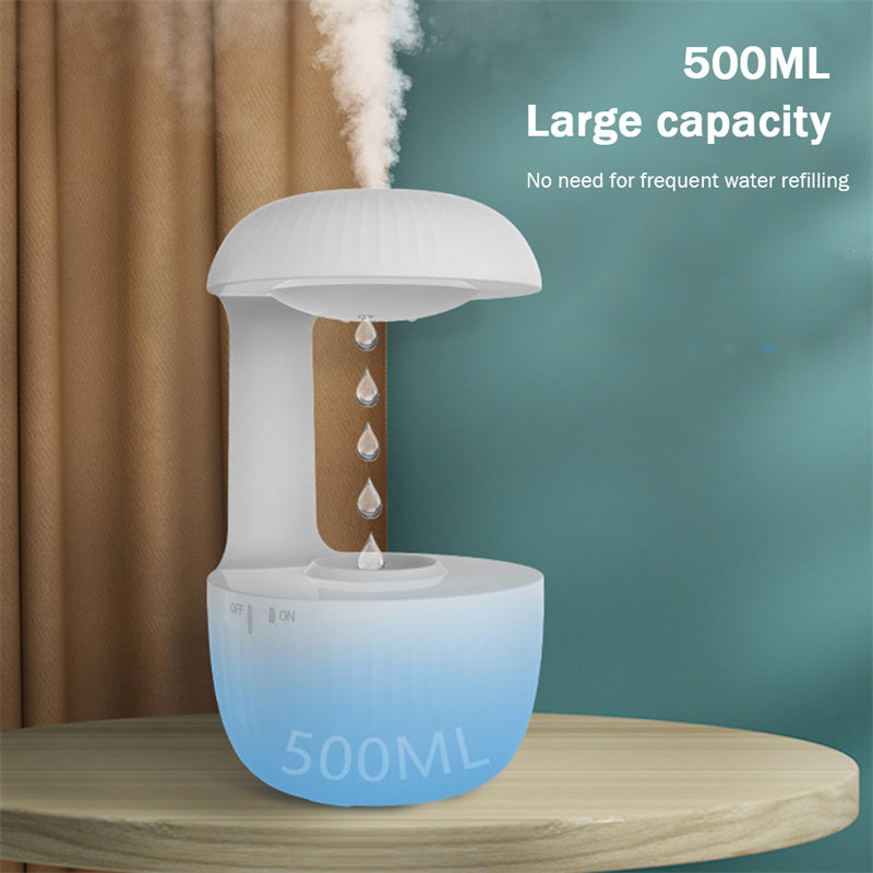 Humidificador de aire antigravedad, humidificador de contracorriente silencioso, gotas de agua levitantes, generador de niebla fría, nebulizador que alivia la fatiga.