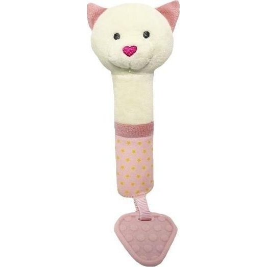 TULILO - ZABAWKA Z DZWIĘKIEM MIŚ RÓŻOWY Z SERDUSZKOWYM NOSKIEM 17CM (TUL000147)