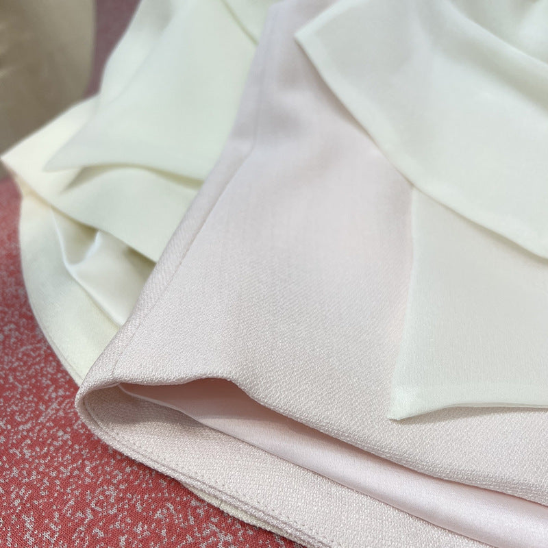 Top sin mangas con lazo grande de verano para mujer