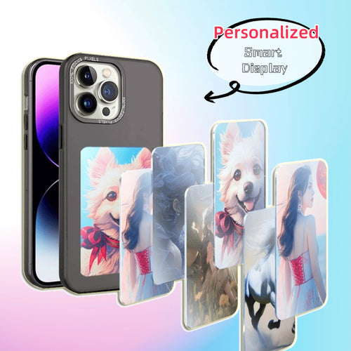 Funda para teléfono con pantalla de tinta electrónica, proyección ilimitada, personalizada, sin batería, nueva funda de lujo de diseñador.