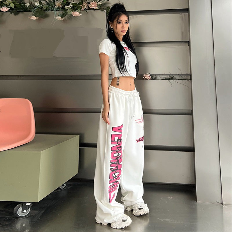 Pantalones casuales de hip hop, jazz y baile callejero para mujer