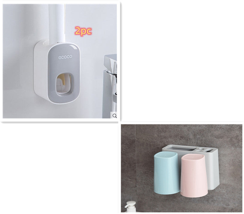 Dispensador automático de pasta de dientes de pared para baño