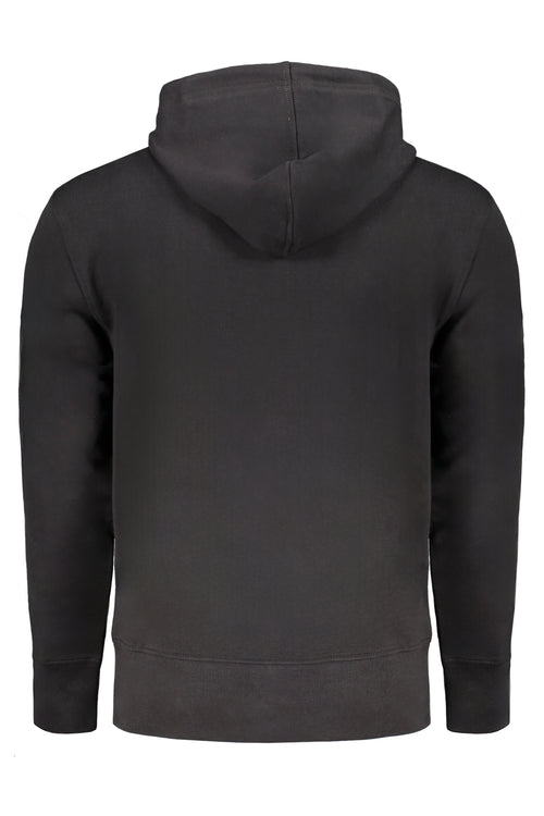 SUDADERA NEGRA CON CREMALLERA PARA HOMBRE DE CALVIN KLEIN