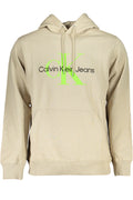 CALVIN KLEIN SUDADERA BEIGE SIN CREMALLERA PARA HOMBRE